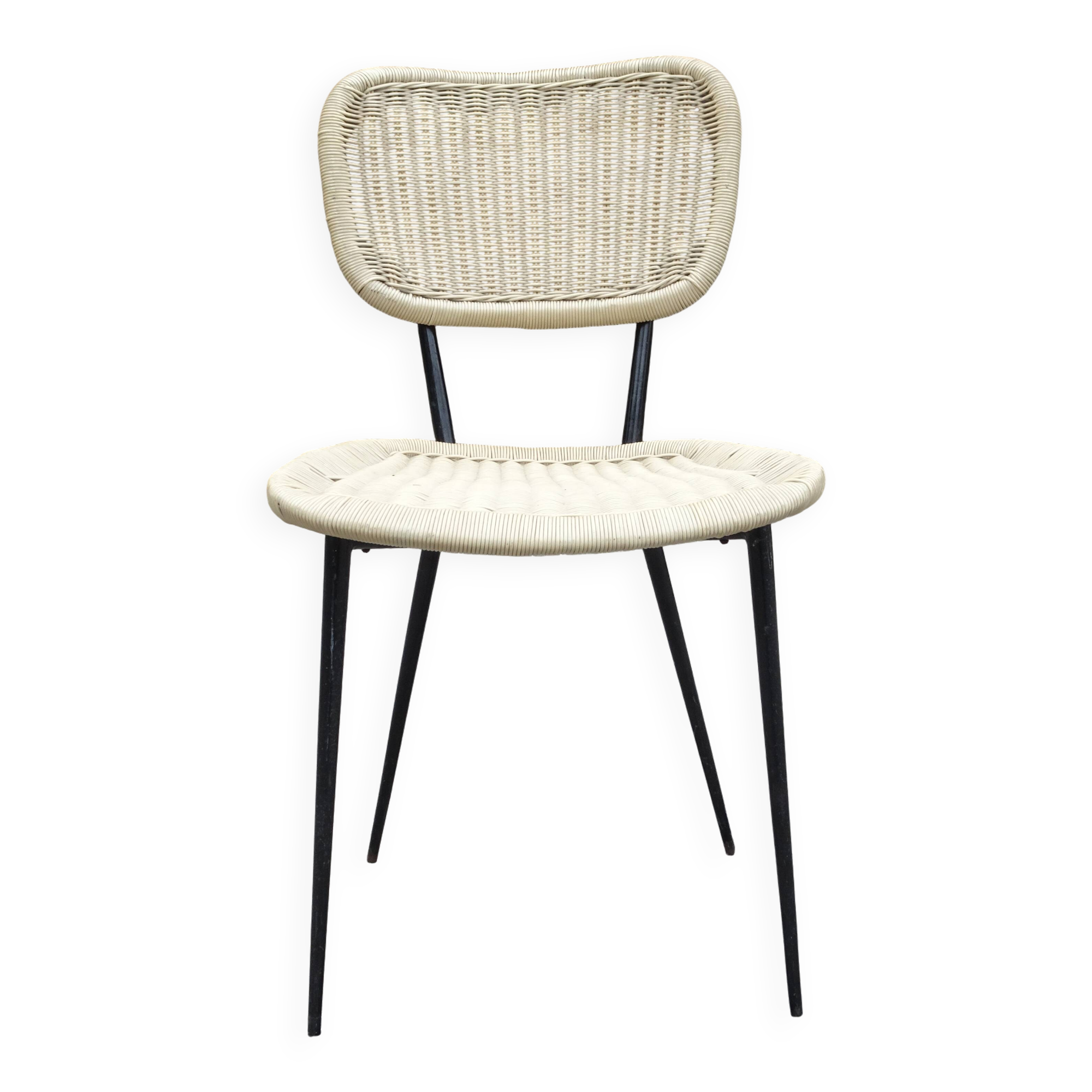 Chair model France, creation and edition Rougier around 1956.