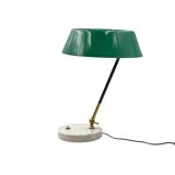 Mid-century green table lamp, Stilux Milano Italy, 1960s