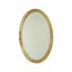 Hollywood Regency Golden Mirror Oval Deknudt Classic