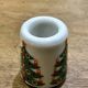 Mini German porcelain fir candle holder