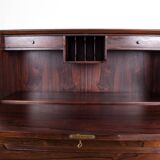Secretary desk, Danish Rosewood by Arne Wahl Iversen for Branderup Mobelfabrik 1960.