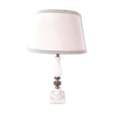 Brass and alabaster laying lamp