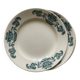 6 Lutèce Longchamp flat plates old iron earth