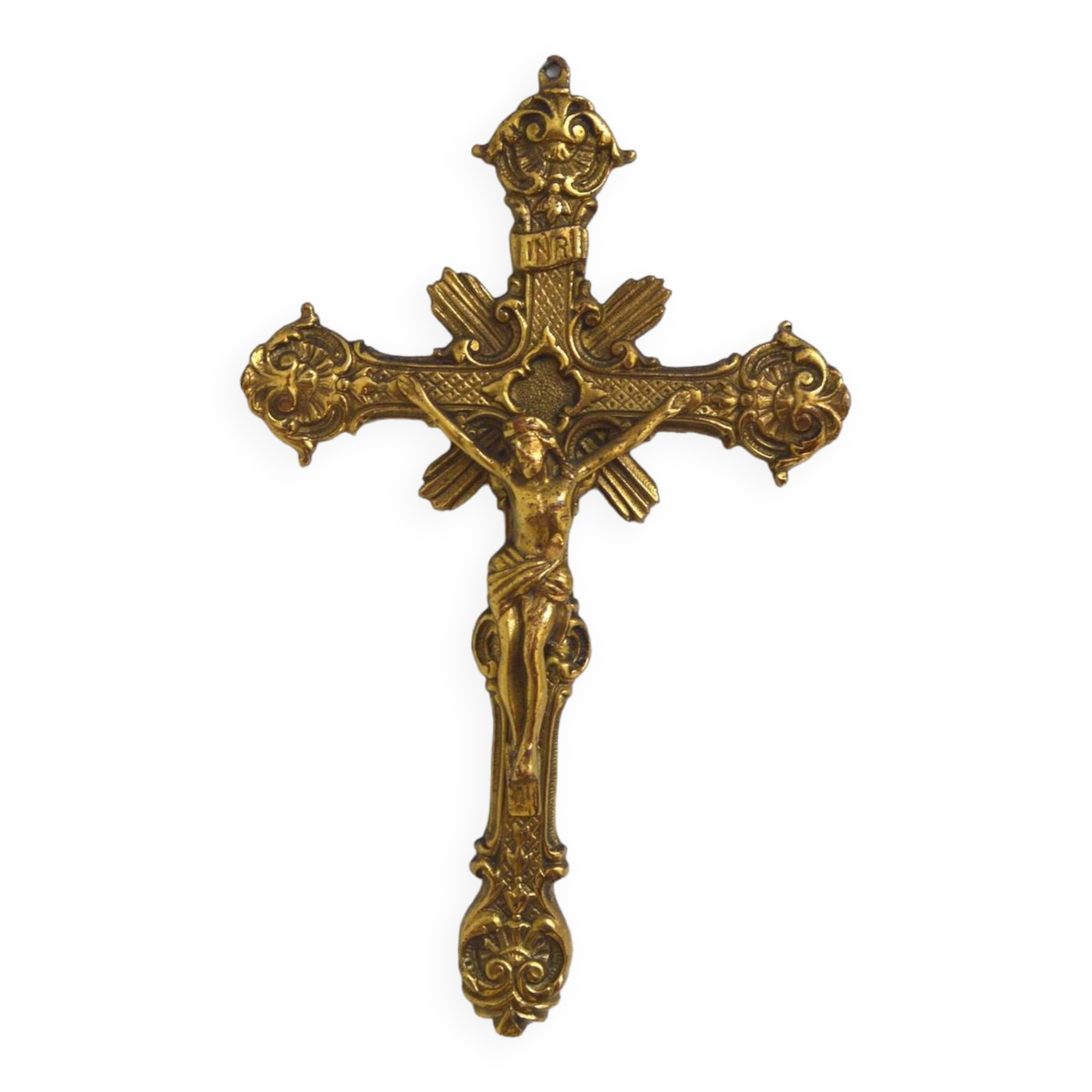 Brass crucifix