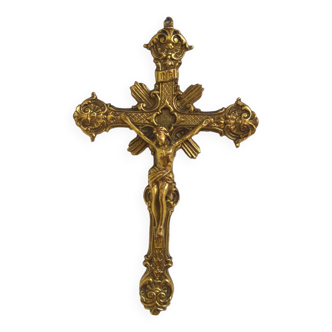 Brass crucifix