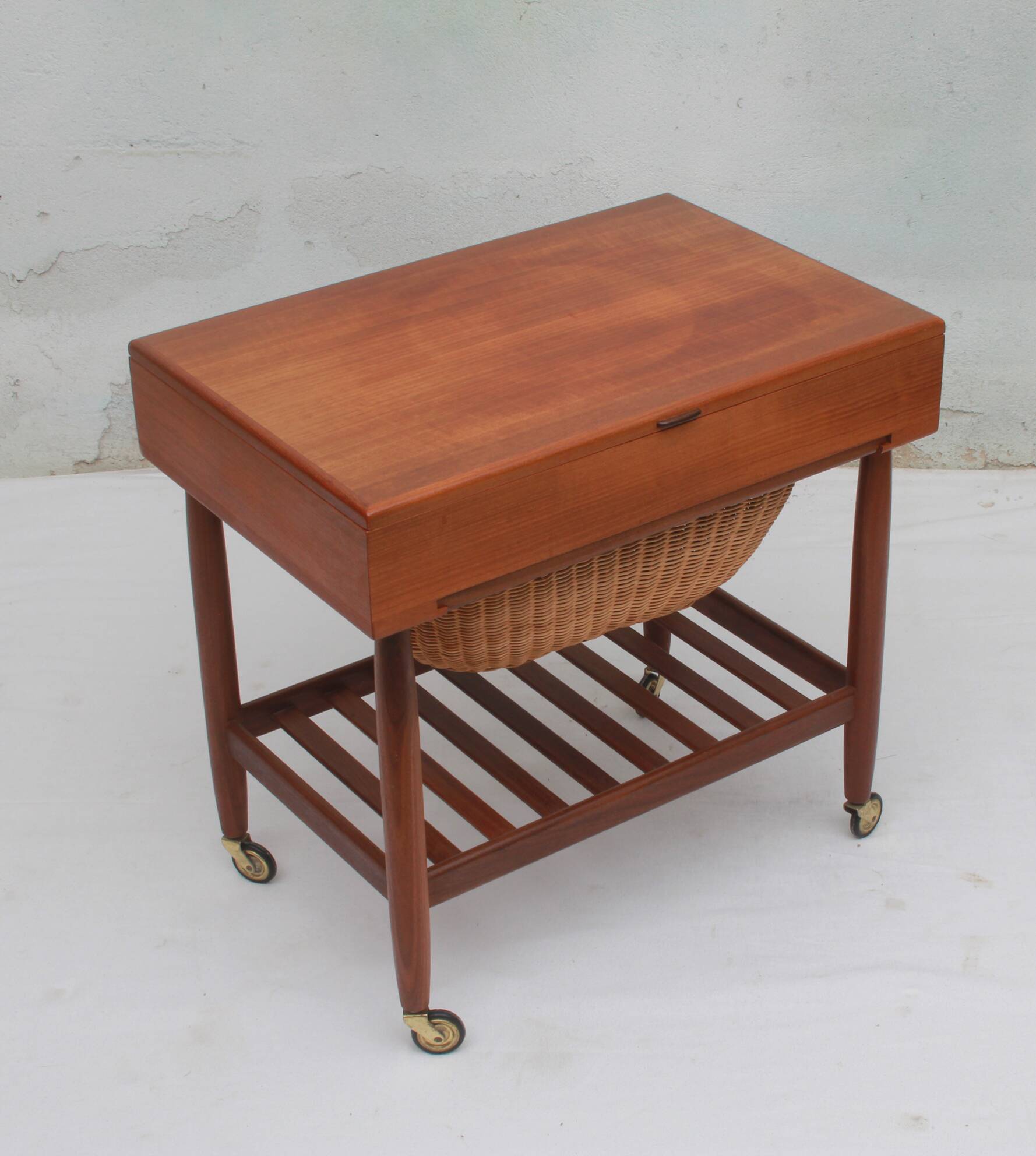1960s Utensilo in Teak with basket
