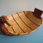 vintage wicker duck basket rattan basket