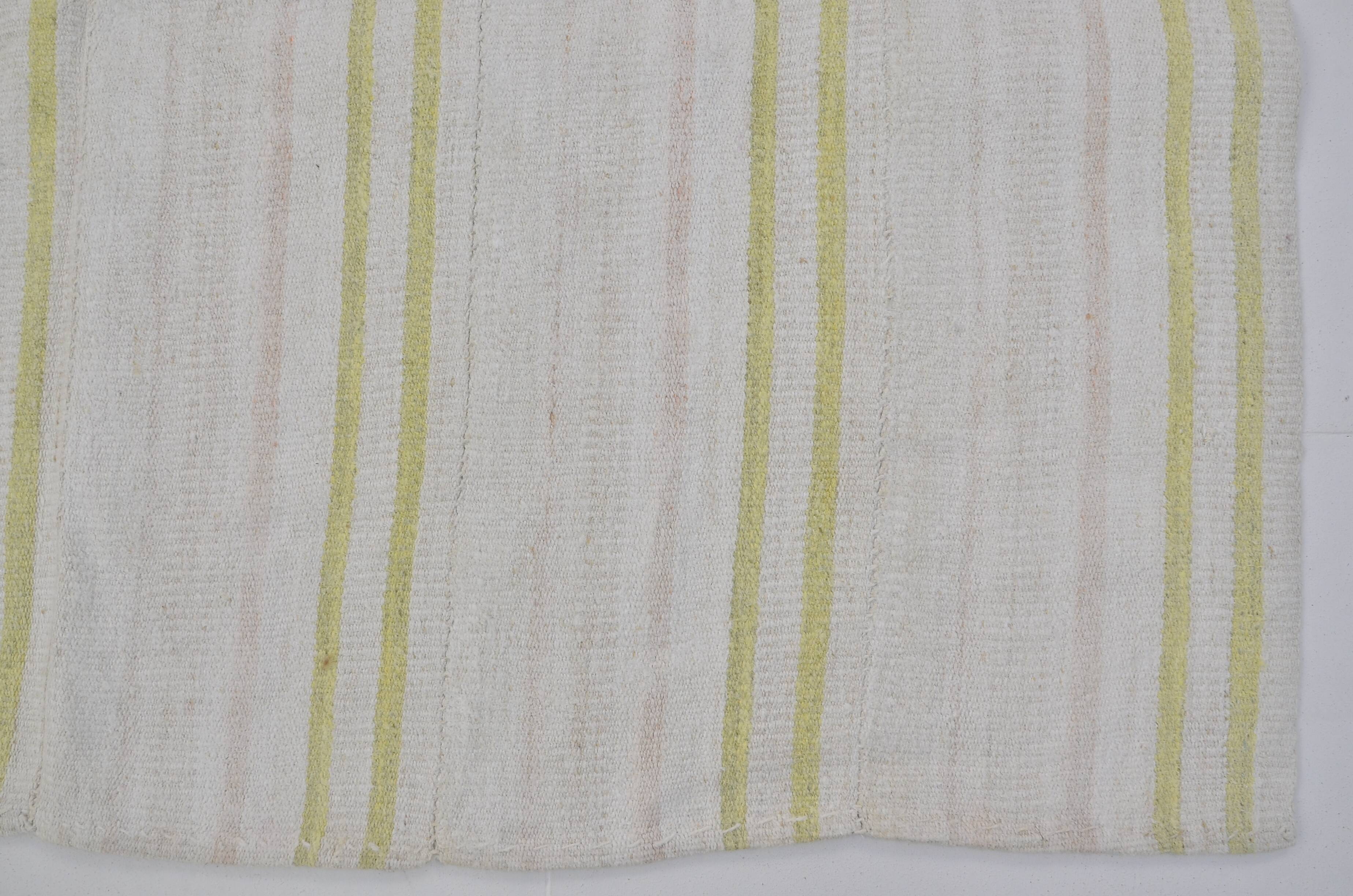 Antique Colorful Oushak Hemp Kilim Rug sku 3674