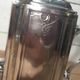 Service à café en métal argenté , cafetière et sucrier