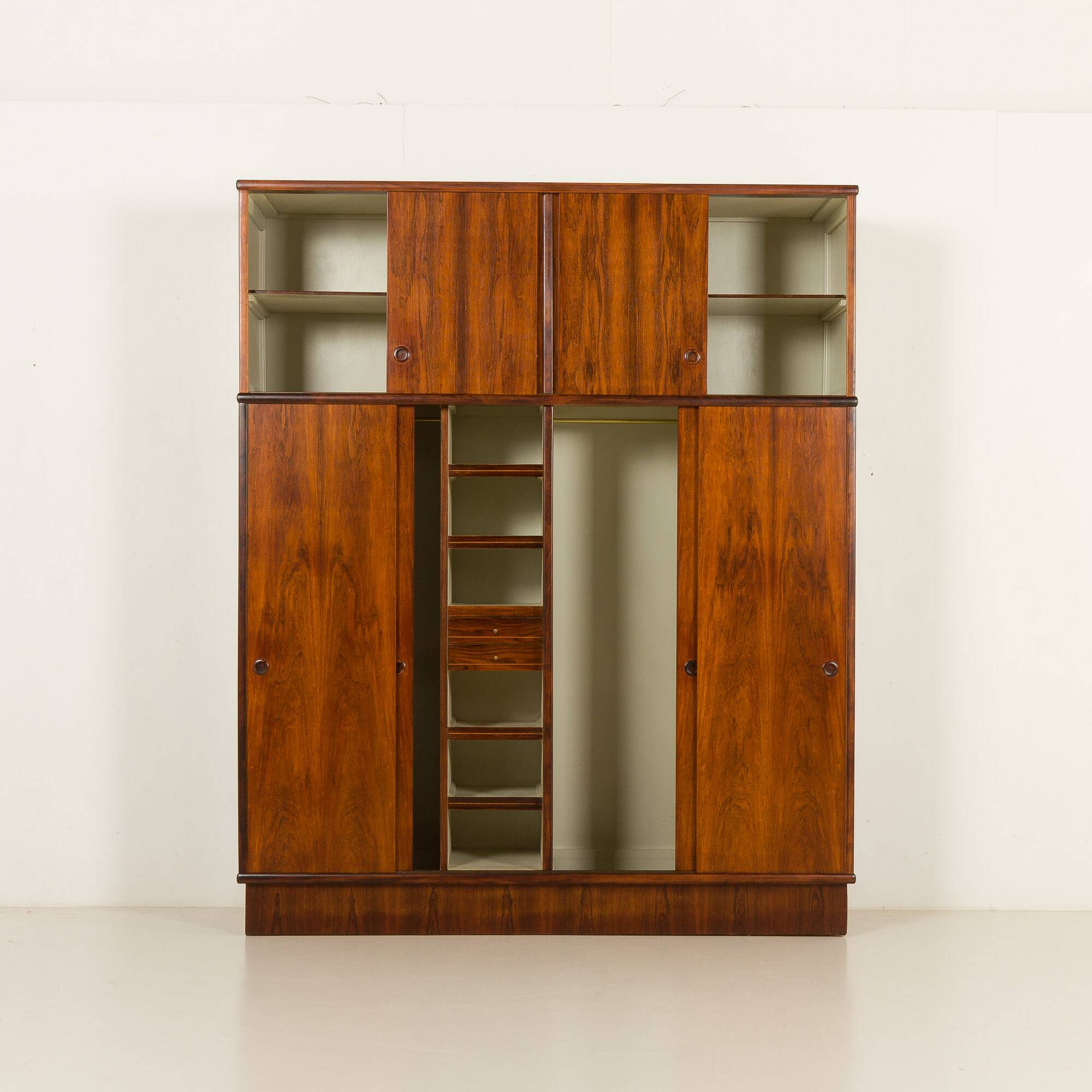 Very rare Danish rosewood cabinet by Omann Jun, 1960s.