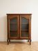 Petite vitrine bibliothèque basse Louis XV en bois