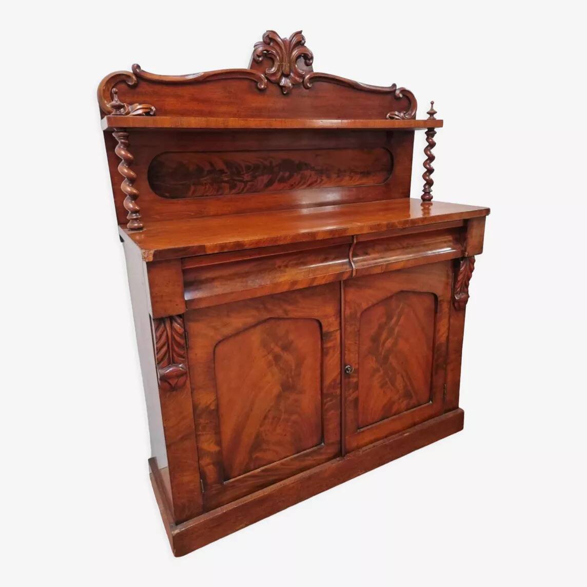English buffet in mahogany