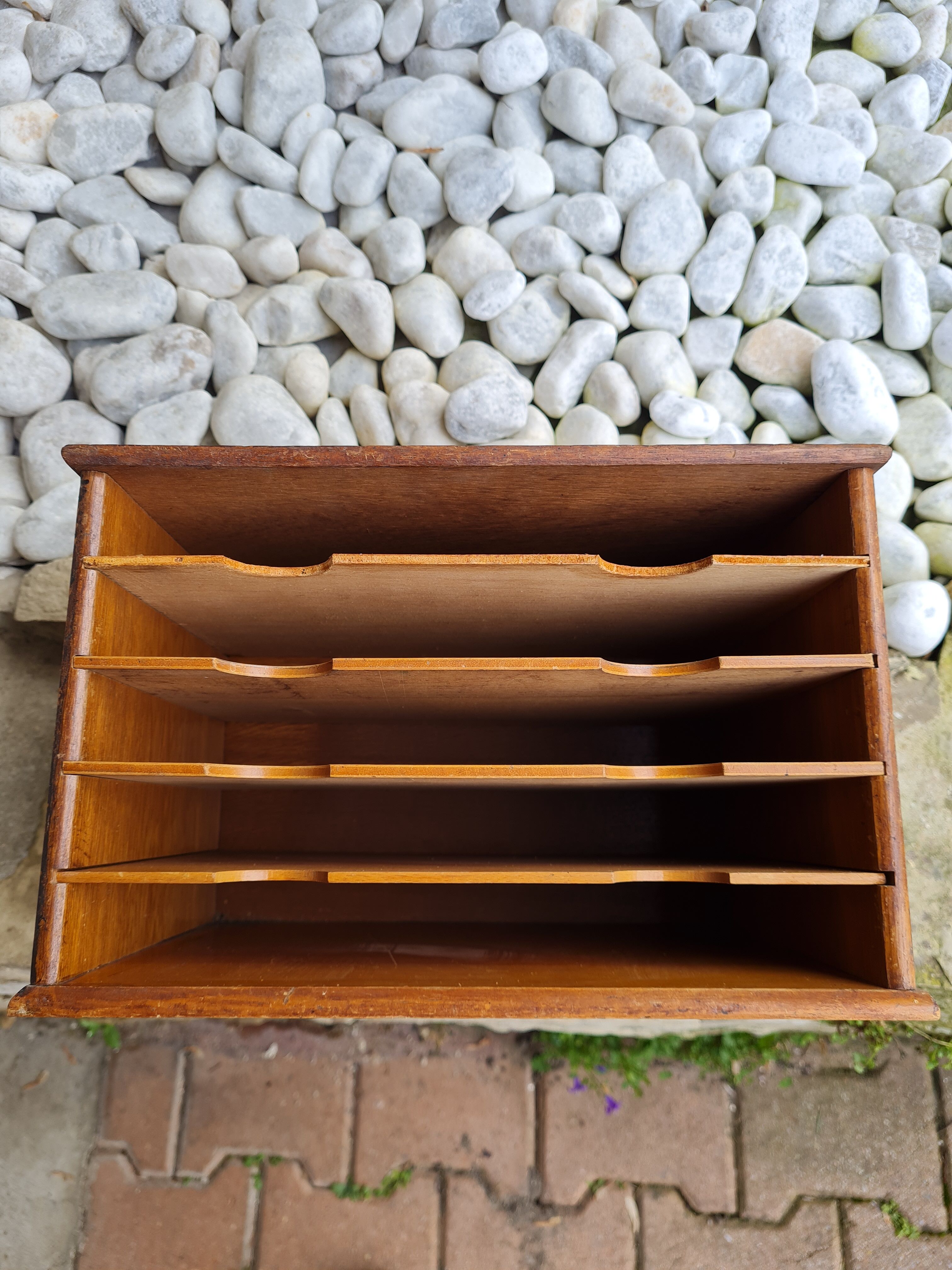 Vintage wooden office sorter 60s