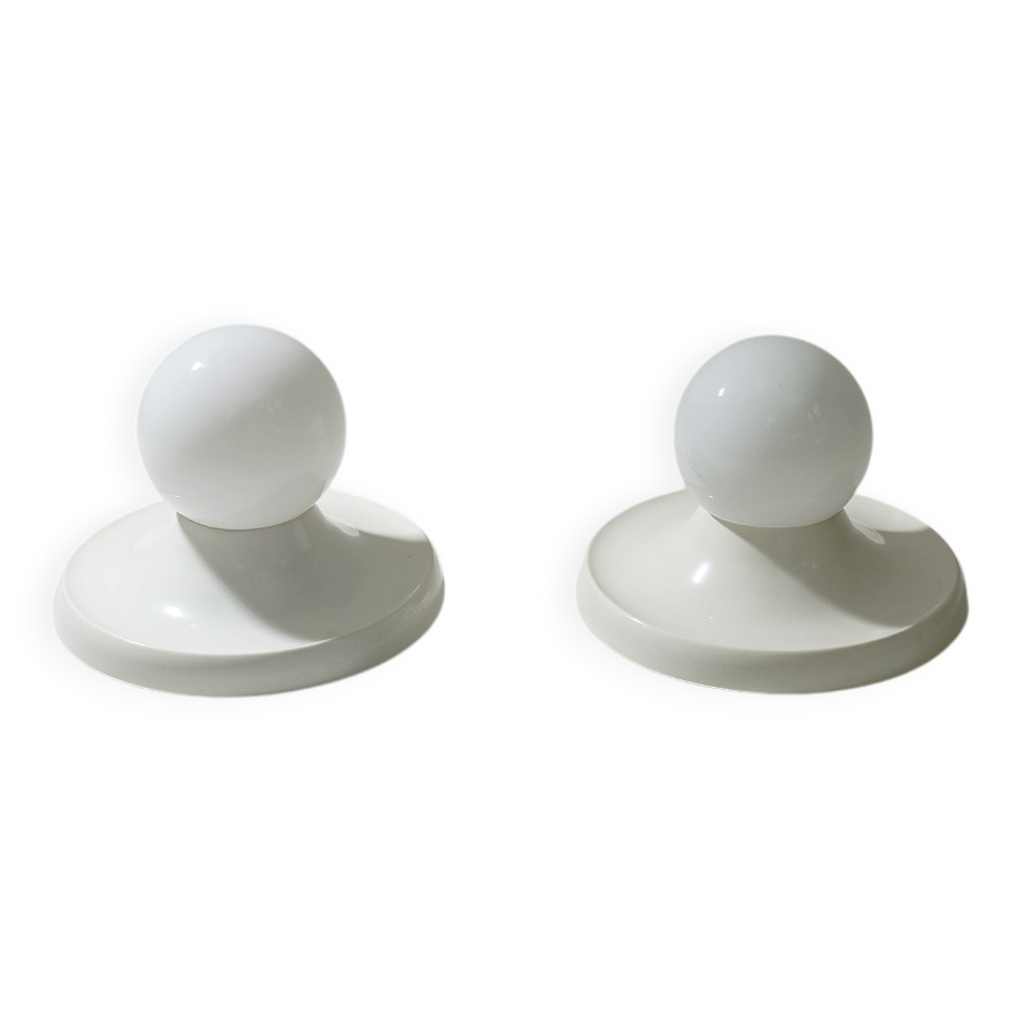 Pair of Light Ball ceiling lights by the Castiglioni brothers for Flos, 196