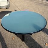 Glass dining table, 1980