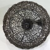 Brown rattan pendant lamp