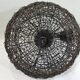 Brown rattan pendant lamp