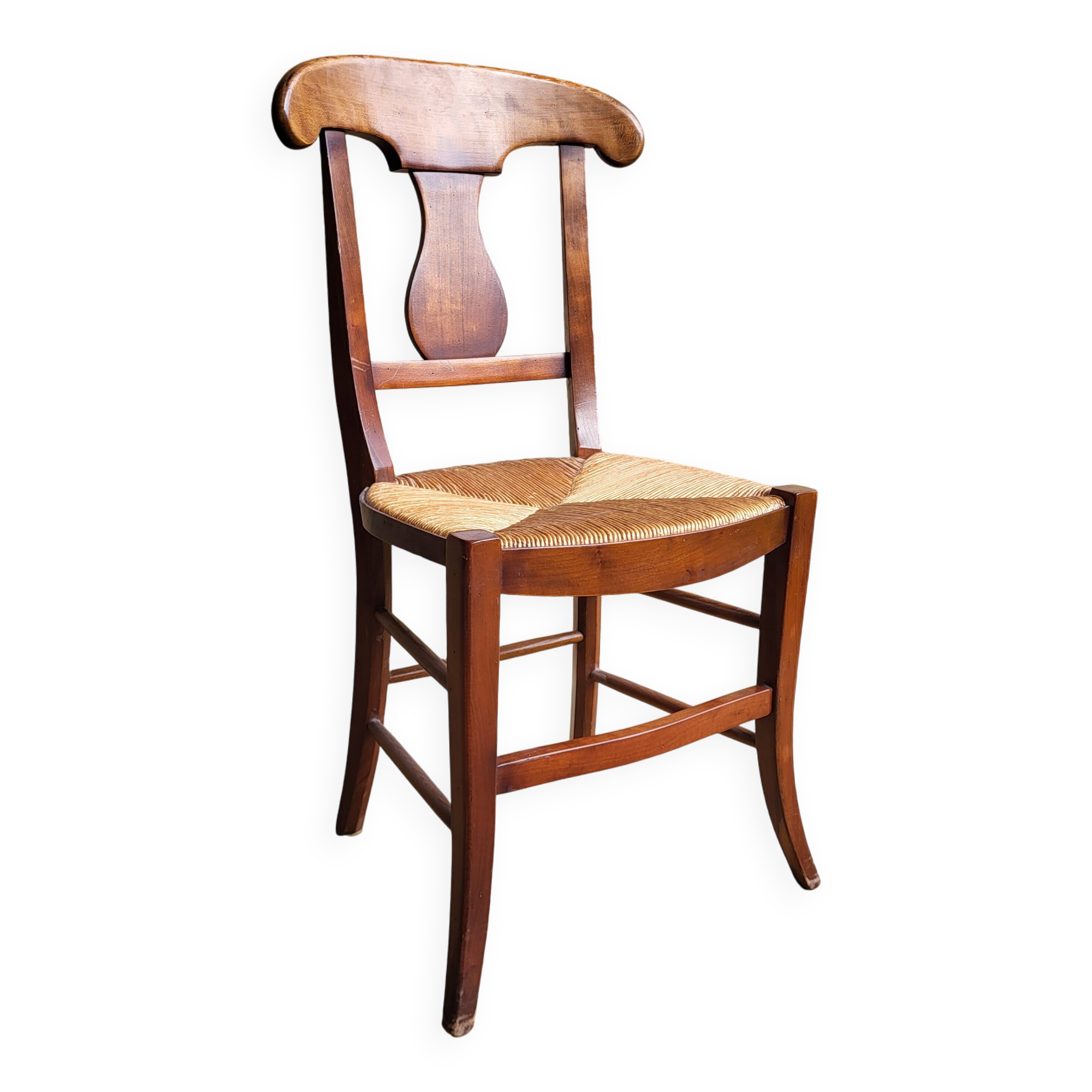 Directoire style cherry wood chair