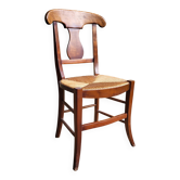 Directoire style cherry wood chair