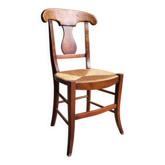 Chaise en merisier de style Directoire