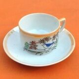 Small Fine Porcelain Cup / Saucer