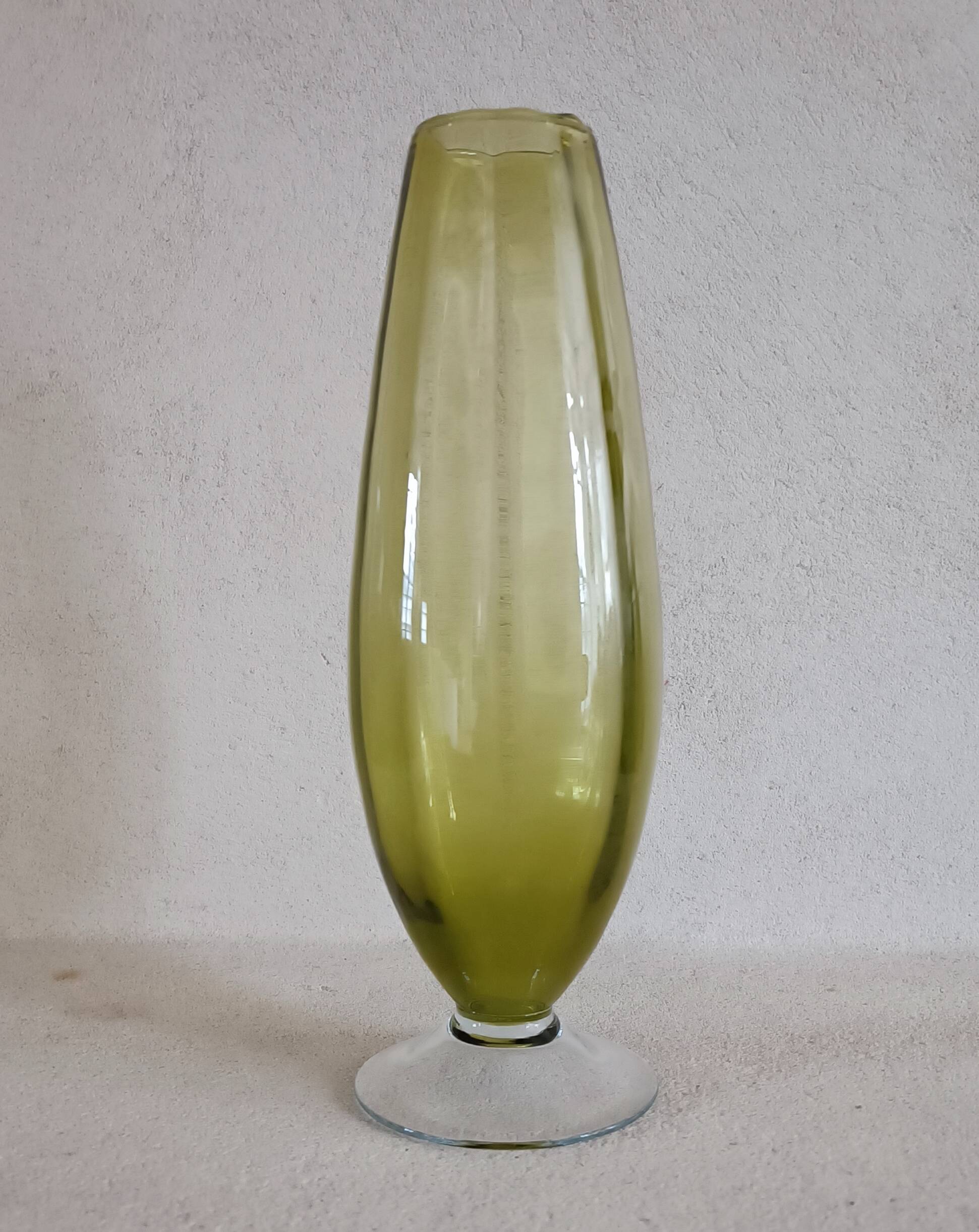 Vintage glass vase