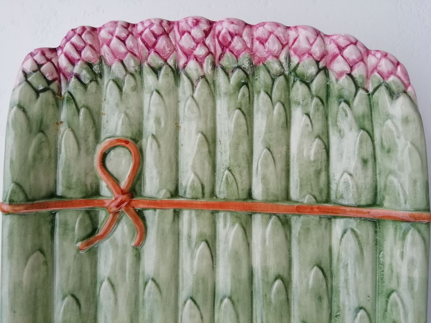 Asparagus dish in slurry