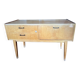 Light wood compact vintage sideboard