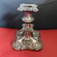 Silver candle holder