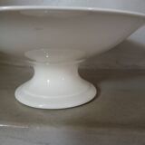 White porcelain compote bowl