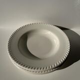 Set of 4 hollow plates in Coronet style D:23,5cm