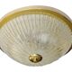 Grande lampe vintage en verre italien