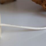 Vintage wicker pendant lamp