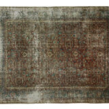 Anatolian handmade vintage rug 337 cm x 264 cm