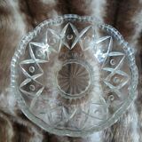 Antique cut glass salad bowl