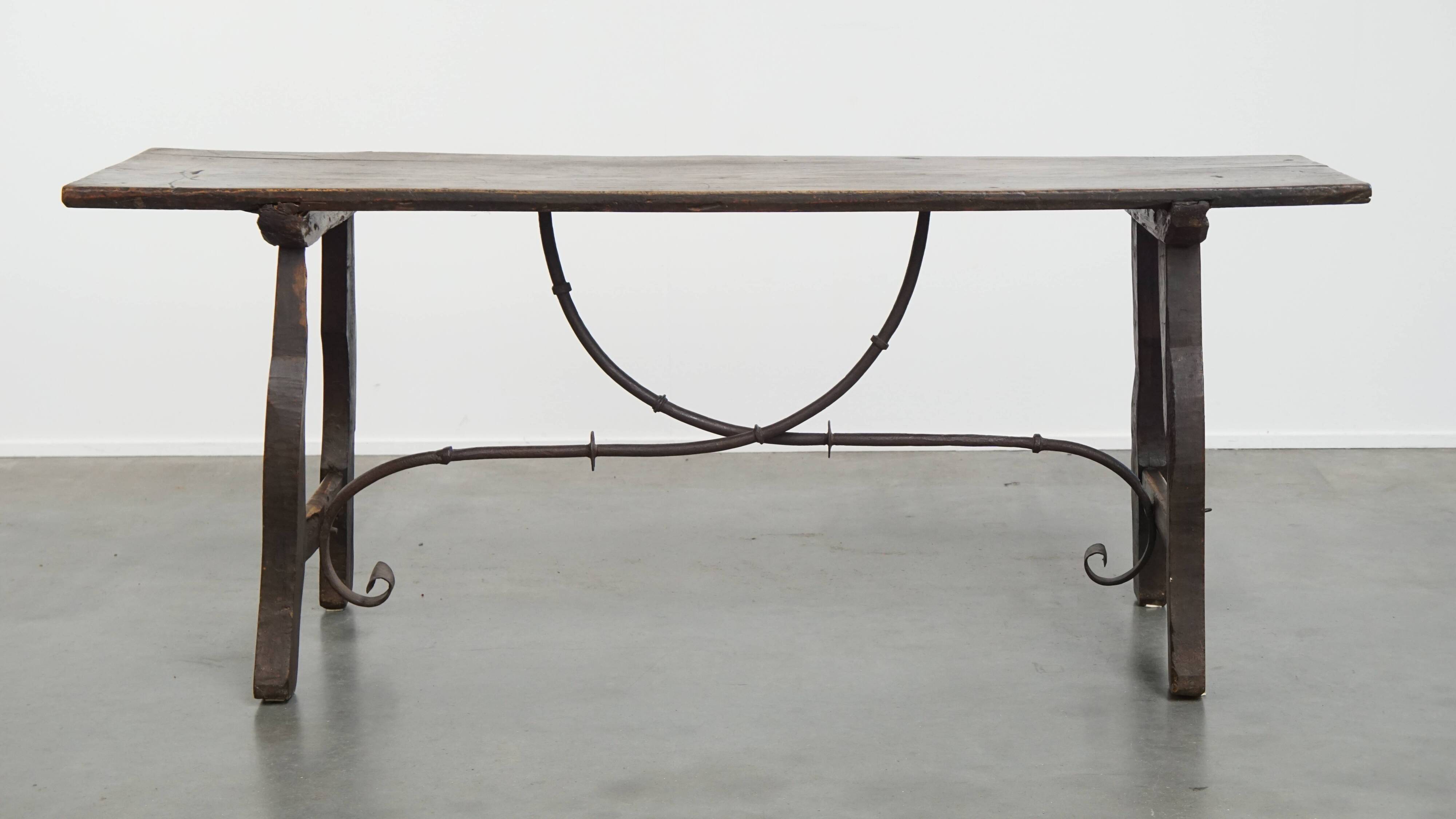 18th-Century Antique Spanish Side Table