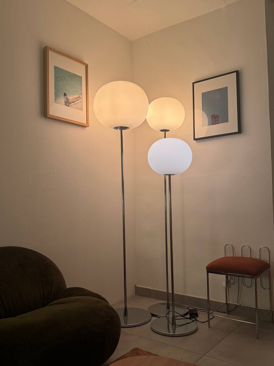 GLO BALL family FLOS floor lamps