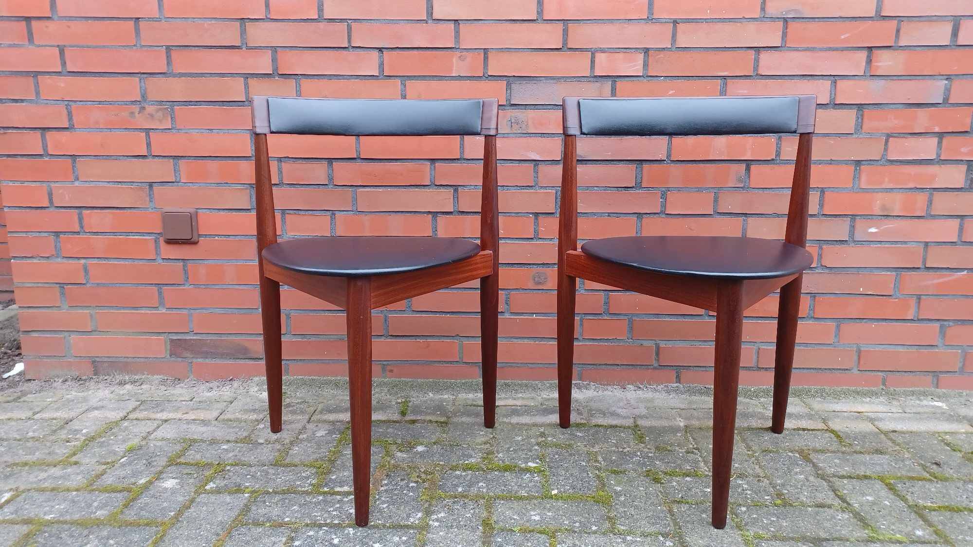 2 x Hans Olsen chairs for Frem Røjle, Denmark, Set de Lux, 1960s