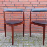 2 x Hans Olsen chairs for Frem Røjle, Denmark, Set de Lux, 1960s
