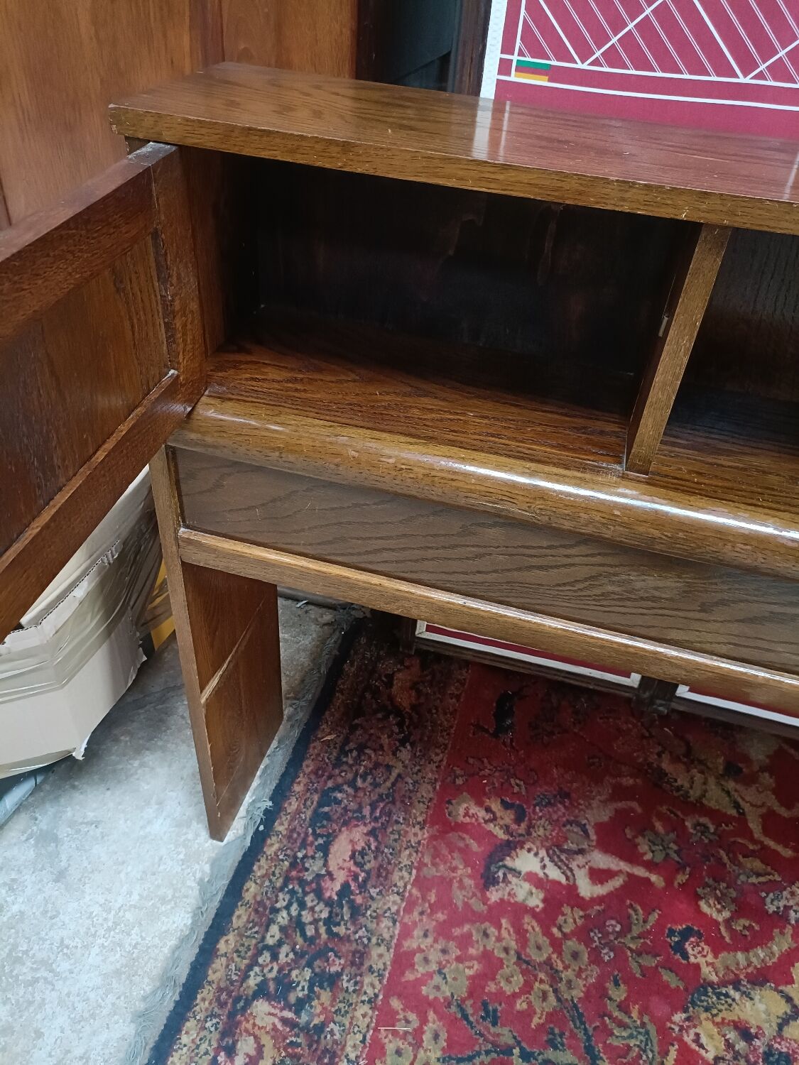 Cosy ou tête de lit Art-déco, années 50, vintage