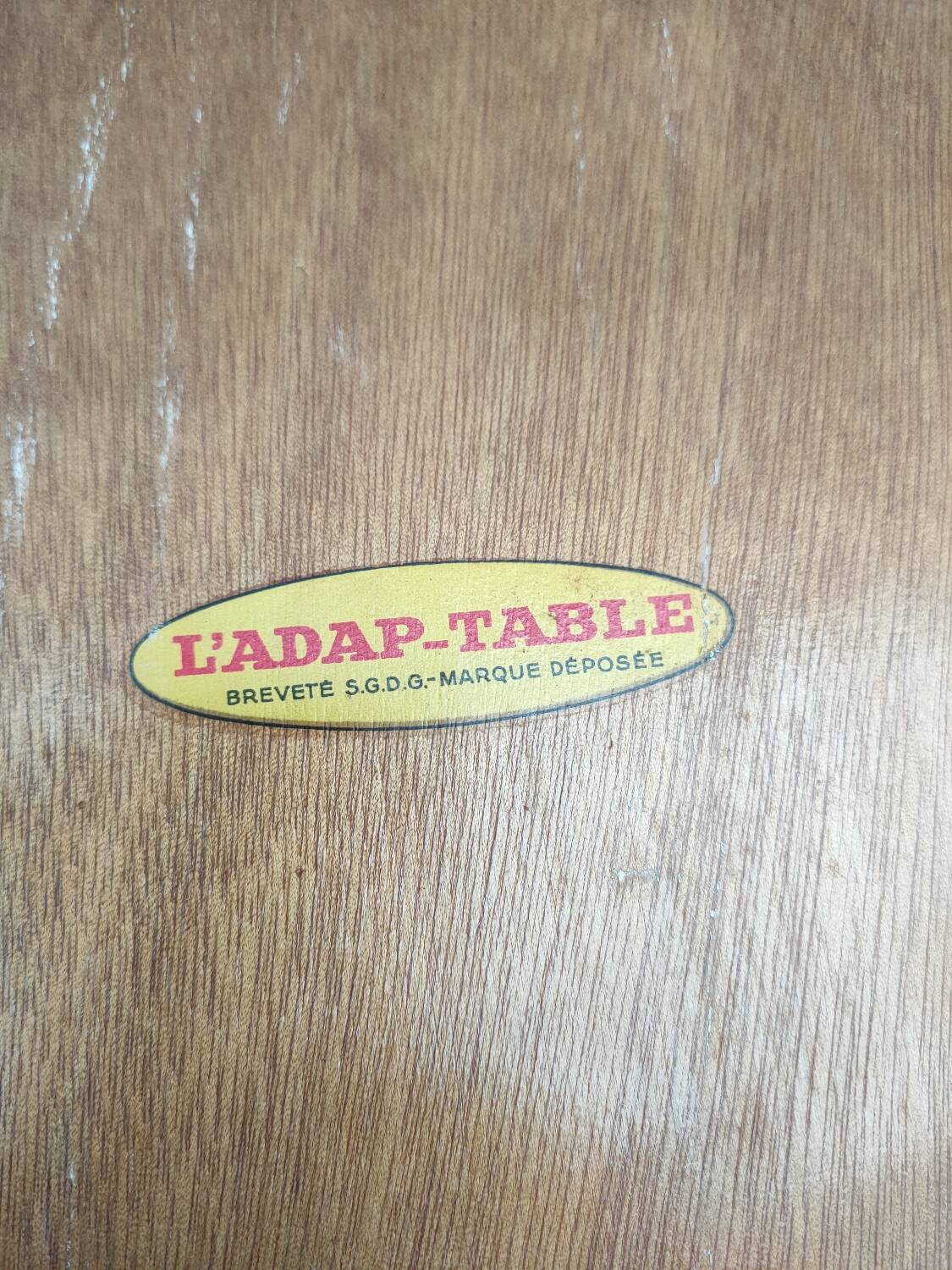 Adjustable vintage side table