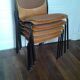 Lot of 5 vintage stackable chairs