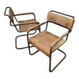 Paire de chaises B34 années 1950