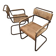 Paire de chaises B34 des années 1950