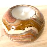 Onyx candle holder