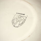 Set of 8 Langeac plates and dish