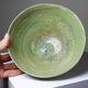 Vintage XX-XIXth century celadon blue-green ceramic artisan bowl wabi-sabi.