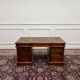 Classic English Desk Brown Leather