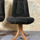 3x 60s 70s chair swivel chair dining chair mid century Danish modern design