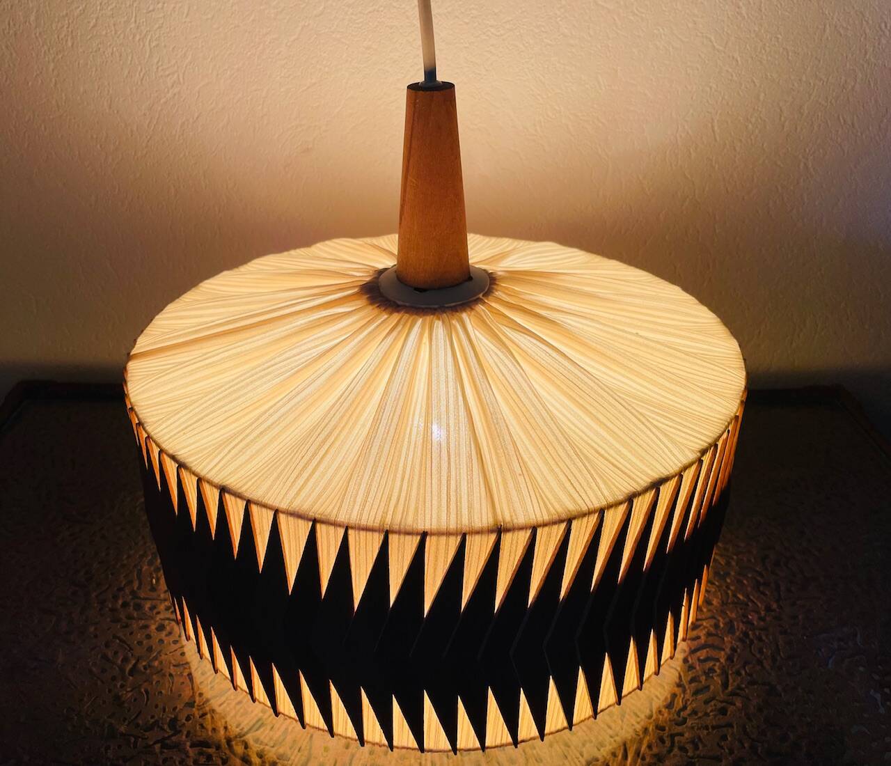 Vintage Pendant Lamp, Scandinavian Style, Circa 70's/80's